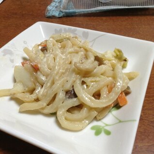 ちょっとこってり☆マヨ味の焼きうどん